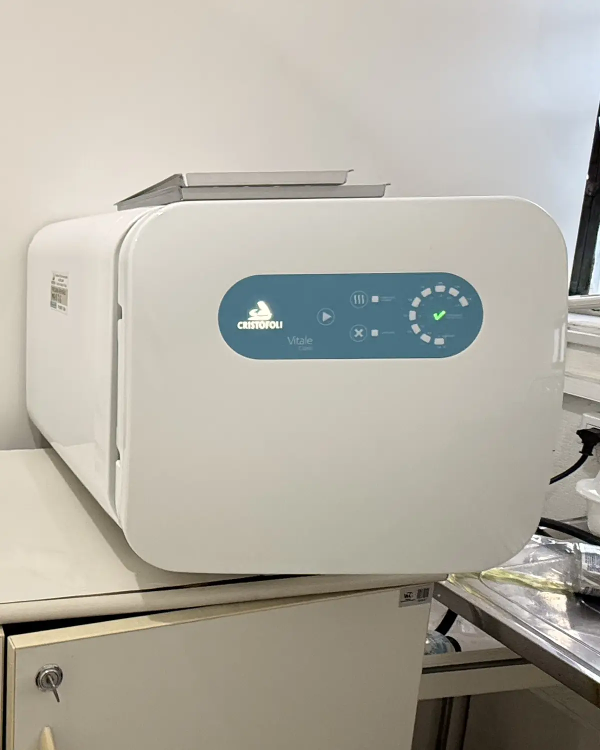 Autoclave usada na esterilização dos instrumentais