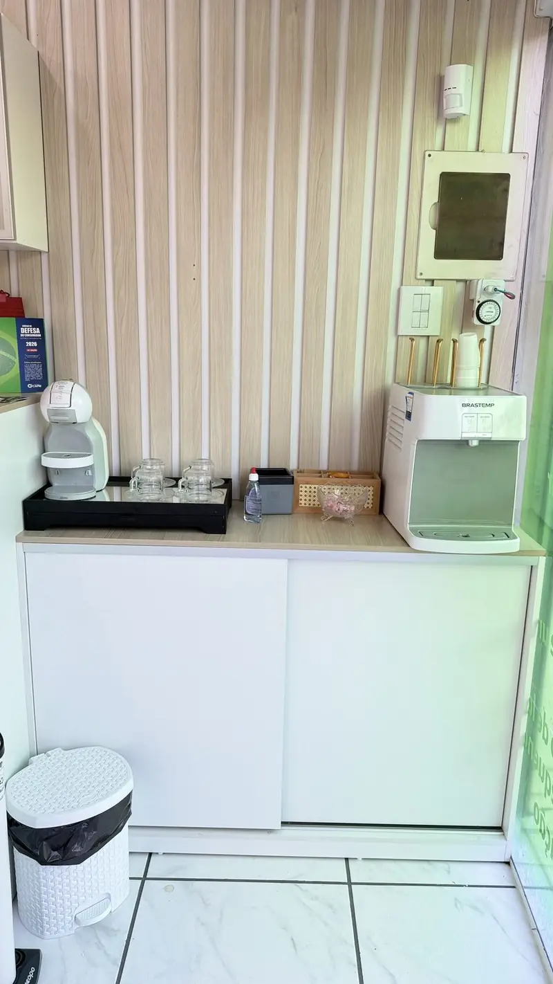 Área de preparo e embalagem dos materiais